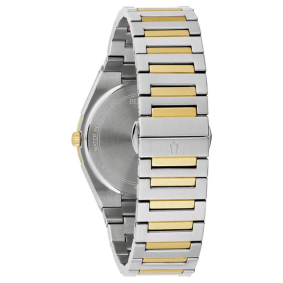 Classic Two Tone Stainless Steel Quartz Men's Watch - Picture 3 of 7